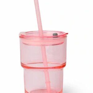 Target glass coffee mug (Pink)